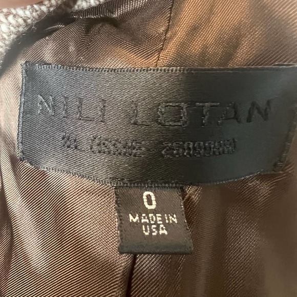 Nili Lotan Humphrey Elbow Patch Blazer Jacket Size 0 - Picture 7 of 8